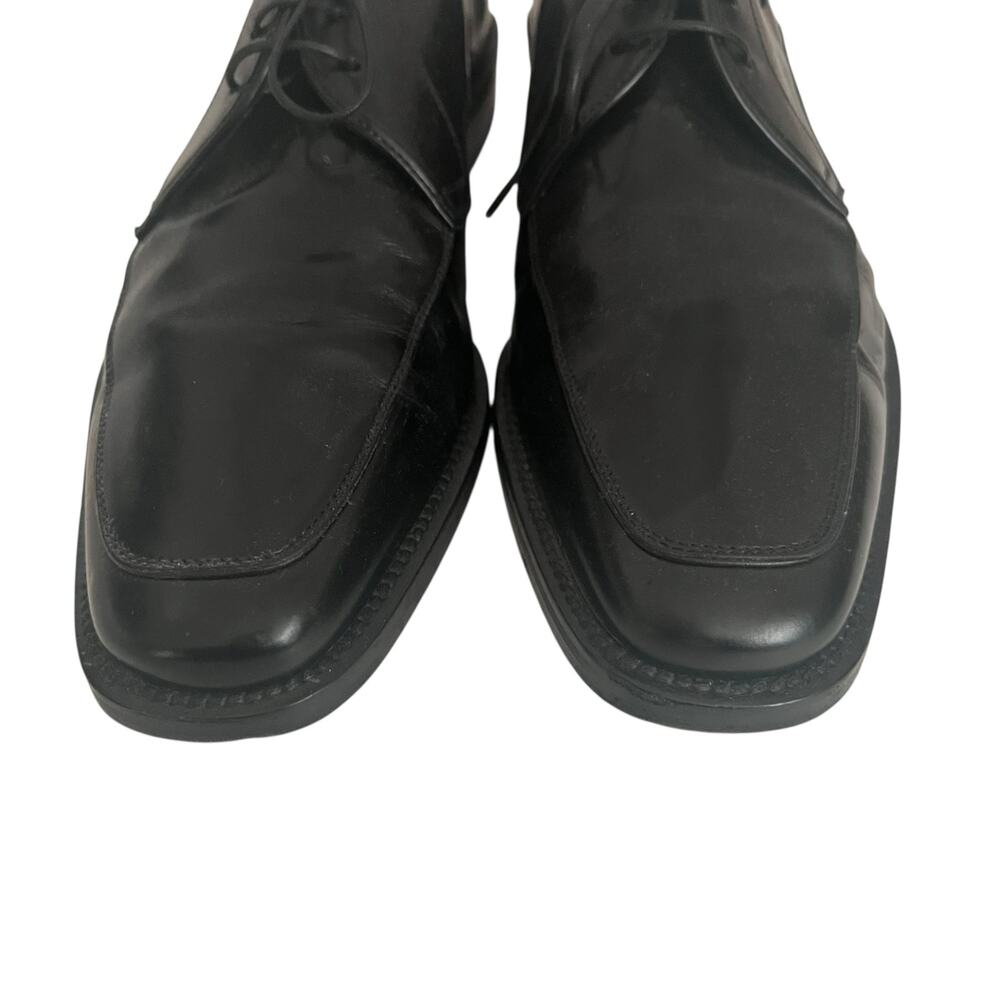 Salvatore Ferragamo Lavorazione Originale Black Oxford Dress Shoe Men Size 10.5 - Picture 4 of 16